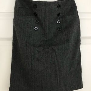 Pencil skirt in dark grey